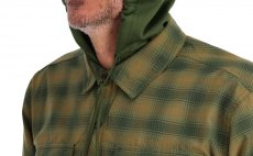 Ryb��sk� mikina Simms Coldweather Hoody Basswood MC Plaid