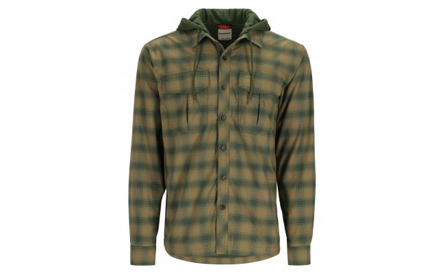 Ryb��sk� mikina Simms Coldweather Hoody Basswood MC Plaid Ryb��sk� mikina Simms Coldweather Hoody Basswood MC Plaid S