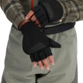 Rybářské rukavice Simms Windstopper Foldover Mitt Black