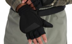Rybsk rukavice Simms Windstopper Foldover Mitt Black