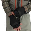 Rybářské rukavice Simms Windstopper Foldover Mitt Black