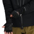 Rybářské rukavice Simms Windstopper Half-Finger Glove Black