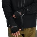 Rybářské rukavice Simms Windstopper Half-Finger Glove Black