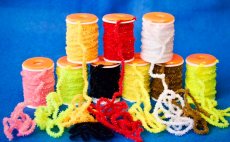 enylka z gumovch vlken Veniard Worm Chenille 3 mm