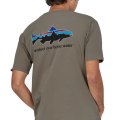Tričko Patagonia Home Water Trout Organic T-Shirt (hnědá varianta)
