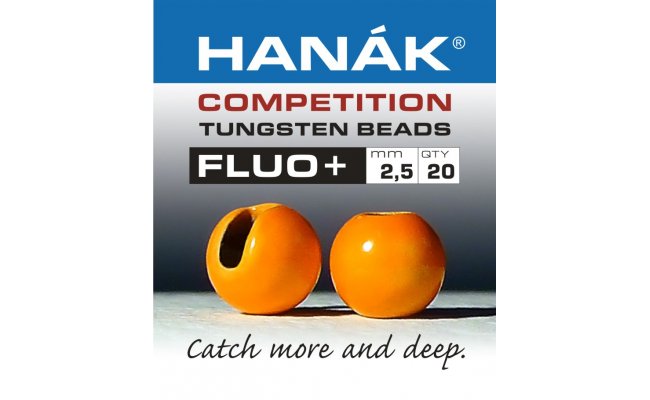 Tungstenov� kuli�ky Han�k Competition UV+ FLUO Oran�ov� Tungstenov� kuli�ky Han�k Competition UV+ FLUO Oran�ov� 2,0 mm, 20 ks