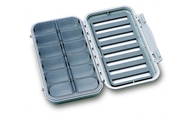 Vodot�sn� krabi�ka na mu�ky C&F Design Fly Case Large 8-Row & 12-Comp. Waterproof CF-3308 Vodot�sn� krabi�ka na mu�ky C&F Design Fly Case Large 8-Row & 12-Comp. Waterproof CF-3308 kr�mov� b�l�