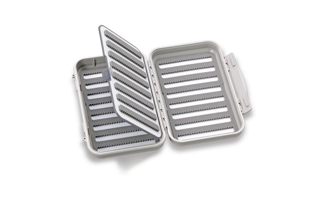 Vodot�sn� krabi�ka na mu�ky C&F Design Fly Case Medium 16-Row Waterproof Flip Page CF-2508F Vodot�sn� krabi�ka na mu�ky C&F Design Fly Case Medium 16-Row Waterproof Flip Page CF-2508F sv�tle �ed�