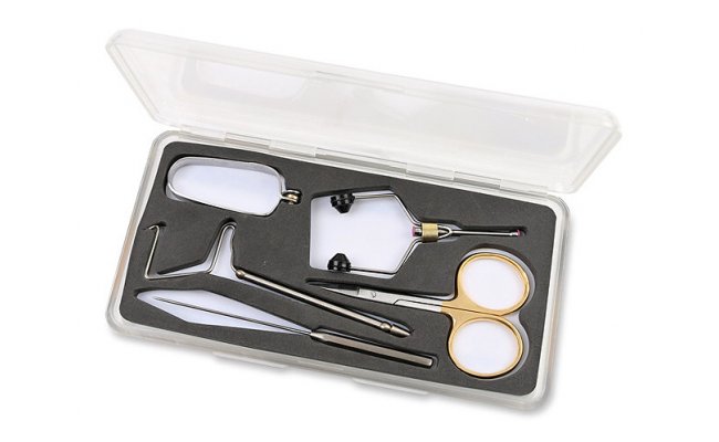 Z�kladn� v�zac� sada Leichi Fly Tying Tool Kit Brass Z�kladn� v�zac� sada Leichi Fly Tying Tool Kit Brass