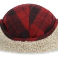 Zateplená čepice Simms Coldweather Cap Red Buffalo Plaid
