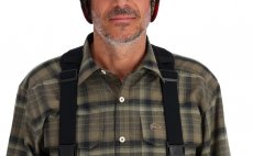 Zateplen epice Simms Coldweather Cap Red Buffalo Plaid