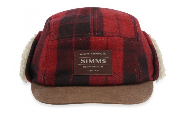 Zateplen epice Simms Coldweather Cap Red Buffalo Plaid Zateplen epice Simms Coldweather Cap Red Buffalo Plaid S/M