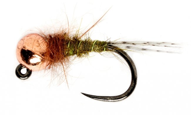 Rozv tungstenov jig s mdnou hlavikou olivov B/P Rozv tungstenov jig s mdnou hlavikou olivov B/P, vel. 16, 2,8 mm