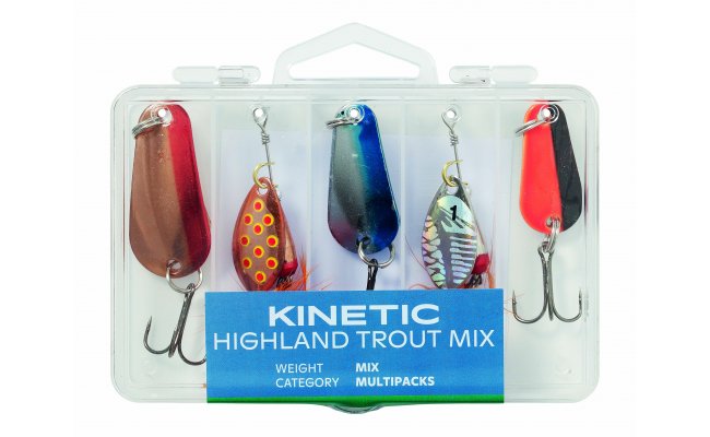Set plandavek Kinetic Kinetic Highland Trout  Set plandavek Kinetic Kinetic Highland Trout Mix