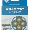 Splétaná šňůra Kinetic 4 Braid 300 m Dusty Green