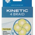 Splétaná šňůra Kinetic 4 Braid 300 m Fluo Yellow