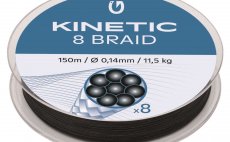 Spltan ra Kinetic 8 Braid 150 m Black