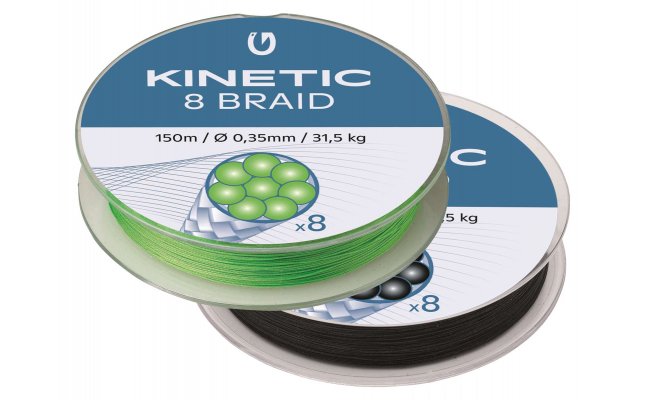 Spltan ra Kinetic 8 Braid 150 m Spltan ra Kinetic 8 Braid 150 m 0,14 mm - 11,5 Kg Black