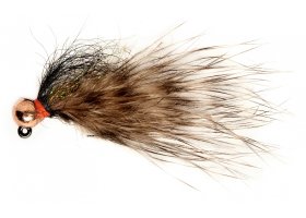 Tungstenov� jig napodobuj�c� drobnou ... Tungstenov� jig napodobuj�c� drobnou rybi�ku hn�d-�ern� B/P, vel. 10, 3,8 mm