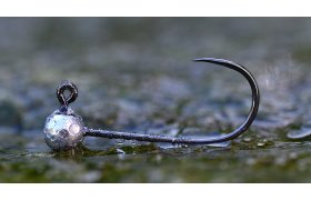 Bezprotihrotov� jigov� h��ky s hlavi�kou ... Bezprotihrotov� jigov� h��ky s hlavi�kou RedBass Sickle #4 - 19 mm, 1,0 g