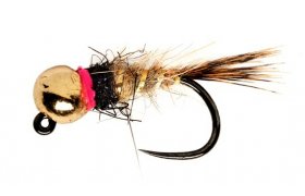 Rozv tungstenov jig Zaje ouko s ... Rozv tungstenov jig Zaje ouko s tmavou hrud B/P, vel. 14, 3,8 mm