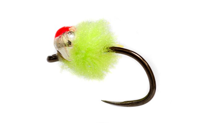 Uml jikra Egg Fly se stbrnou tungstenovou hlavikou svtle zelen B/P Uml jikra Egg Fly se stbrnou tungstenovou hlavikou svtle zelen B/P, vel. 14