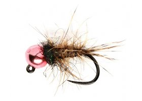 Roz�v tungstenov� jig Zaje�� ou�ko s ... Roz�v tungstenov� jig Zaje�� ou�ko s r��ovou hlavi�kou B/P, vel. 14, 3,8 mm