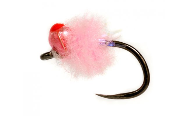 Uml jikra Egg Fly s rovou tungstenovou hlavikou svtle rov B/P Uml jikra Egg Fly s rovou tungstenovou hlavikou svtle rov B/P, vel. 14