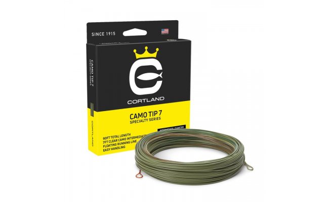 Mu�ka�sk� ���ra s intermedi�ln�m tipem Cortland CAMO TIP 7 Specialty Series Mu�ka�sk� ���ra s intermedi�ln�m tipem Cortland CAMO TIP 7 Specialty Series WF #5 Kamufl� a olivov�