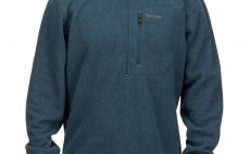 Rybsk mikina Simms Rivershed Quarter Zip Dark Moon - Pedn strana