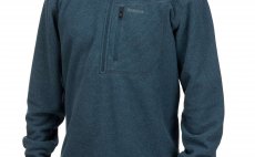 Rybsk mikina Simms Rivershed Quarter Zip Dark Moon - Pedn strana