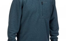Rybsk mikina Simms Rivershed Quarter Zip Dark Moon - Pedn strana