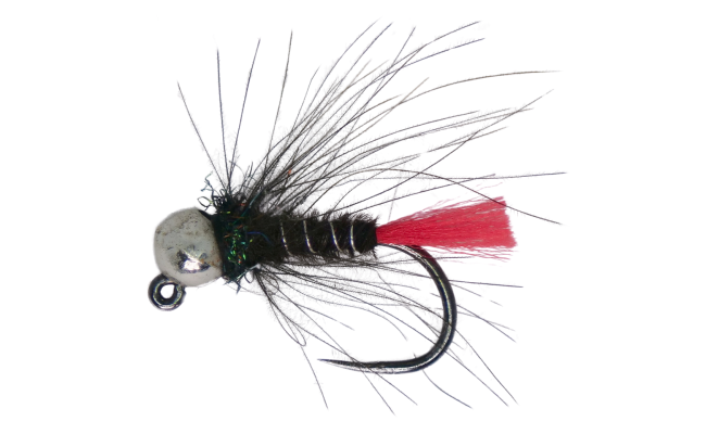 AR šedo-černý jig s fluo červeným tipem B/P AR šedo-černý jig s fluo červeným tipem B/P, vel. 12