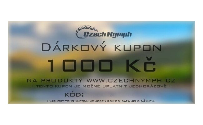 Czechnymph Drkov kupon titn Czechnymph Drkov kupon titn 1000 K