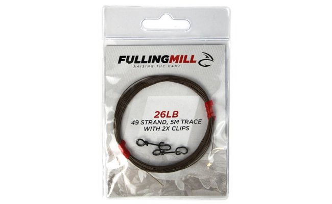 Drtn nvazec Fulling Mill Predator Trace Wire 5 m Drtn nvazec Fulling Mill Predator Trace Wire 5 m 11 Kg (26 liber)