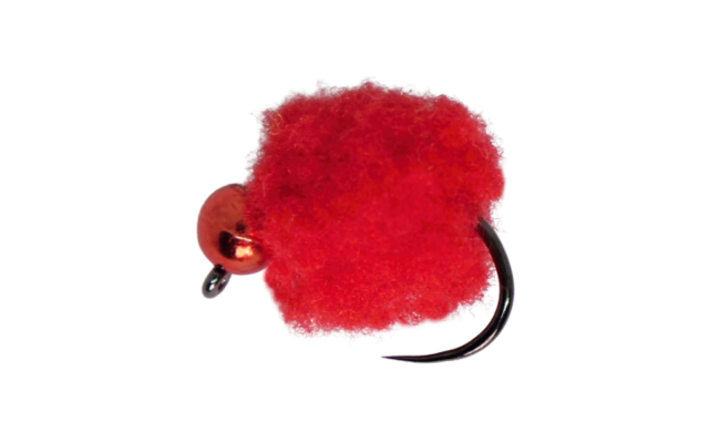 Egg s metalickou ervenou hlavikou krvav erven Egg s metalickou ervenou hlavikou krvav erven, vel. 12