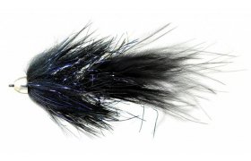 Pstruhov streamer Wooly Bugger s knick ... Pstruhov streamer Wooly Bugger s knickou hlavikou ern, vel. 4