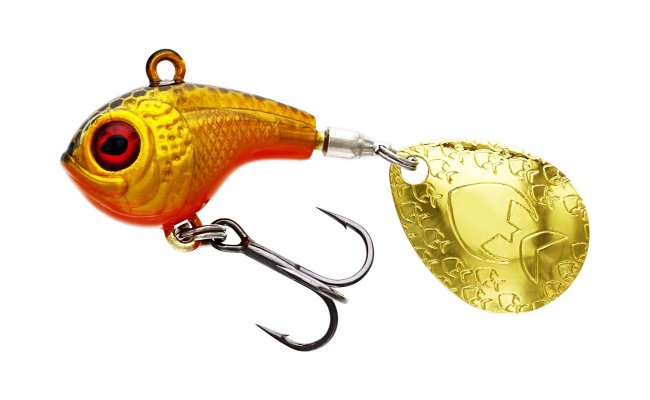 Rotan tpytka Westin Dropbite Spin Tail Jig Gold Rush Rotan tpytka Westin Dropbite Spin Tail Jig Gold Rush - 8 g; 2,6 cm