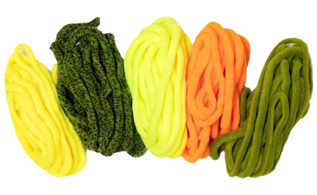 Speciální syntetická šenylka Veniard MOP Chenille Speciální syntetická šenylka Veniard MOP Chenille 4 mm, černá