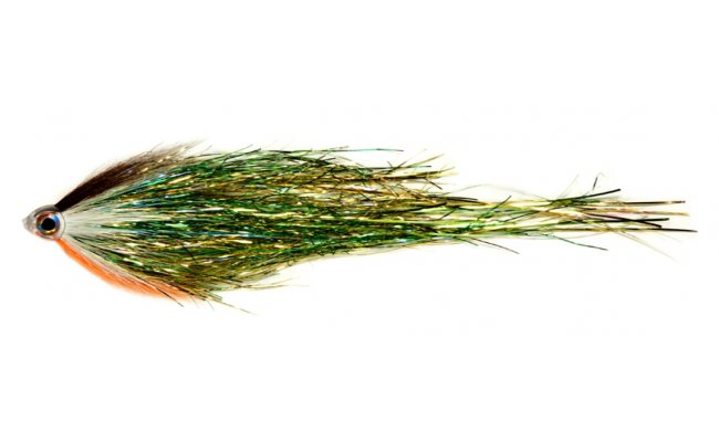 Trubicov� streamer napodobuj�c� okouna Trubicov� streamer napodobuj�c� okouna, vel. 25 cm