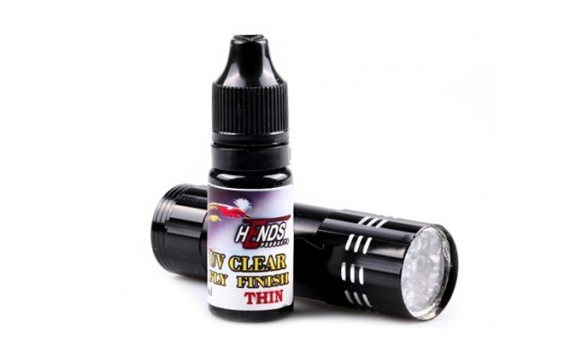 UV lepidlo s baterkou Hends Clear Fly Finish Thin Set dk UV lepidlo s baterkou Hends Clear Fly Finish Thin Set dk - 10 ml, ir