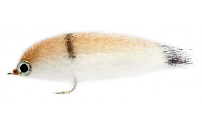 Velk� rybi�kov� streamer hn�do-b�l� Velk� rybi�kov� streamer hn�do-b�l�, vel. 4/0