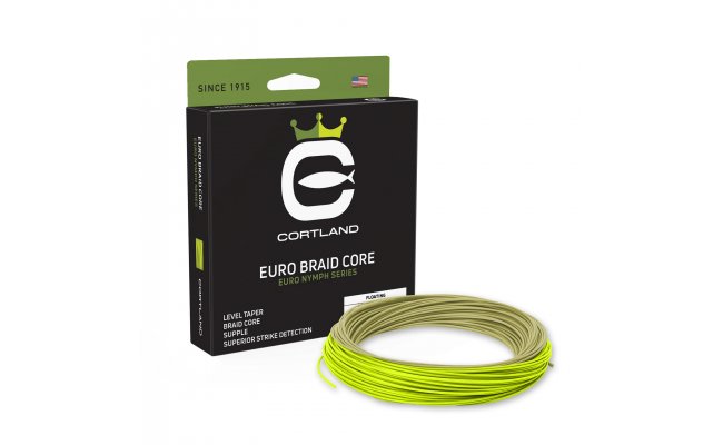 Mukask ra nymfovac Cortland Euro Braid Core EURO NYMPH SERIES Mukask ra nymfovac Cortland Euro Braid Core EURO NYMPH SERIES Level .022; alvjov zelen & lutozelen