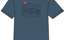 Mukask triko Guideline The Waterfall ECO Tee Teal Blue