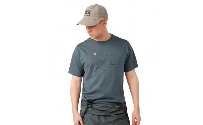 Mukask triko Guideline The Waterfall ECO Tee Teal Blue Mukask triko Guideline The Waterfall ECO Tee Teal Blue XS