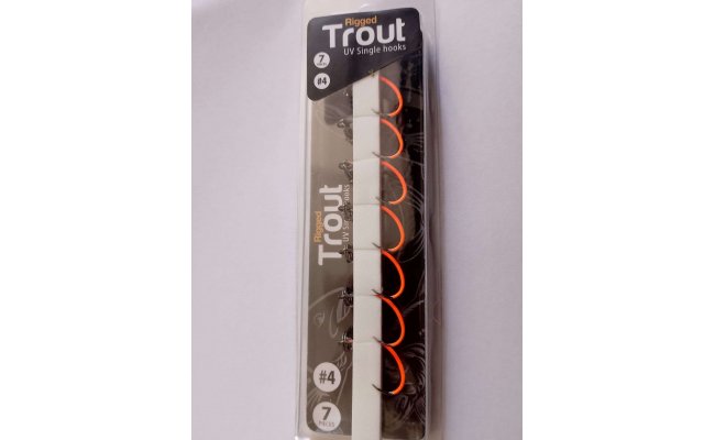 Pvlaov hky Westin Rigged Trout - Single Hooks UV Orange Pvlaov hky Westin Rigged Trout - Single Hooks UV Orange - #3; 7 ks
