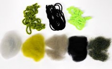 Sada vzacch materil pro zatenky Veniard Barry Ord Clarke's Flytyng Material Pack