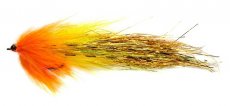 Štikový streamer zlato-žluto-oranžový