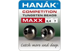 Tungstenov kuliky Hank Competition ... Tungstenov kuliky Hank Competition MAXX ern nikl (bez vezu) 6,4 mm, 7 ks