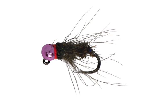 Ungr�v jig s oran�ov�m z�hlav�m a r��ovou metalickou hlavi�kou B/P Ungr�v jig s oran�ov�m z�hlav�m a r��ovou metalickou hlavi�kou B/P, vel. 12